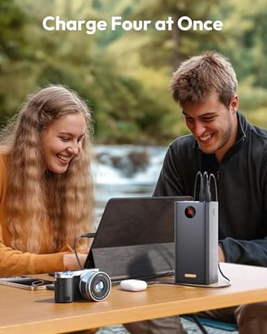 ROMOSS 60,000mAh Large Power Bank, High Capacity Portable Charger 22.5W USB C Fast Charging, Long Lasting External Battery Pack with 4 Outputs & 3 Inputs for iPad, iPhone, Samsung, Switch and More - Image 7