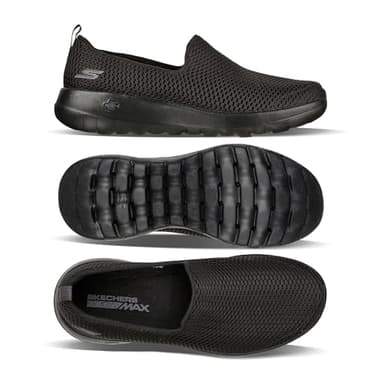 Skechers Women's Go Walk Joy Sneaker – 5GEN Cushioning, Air-Cooled GOGA Mat, Breathable Mesh Upper, Black, 7.5 Wide - Image 8