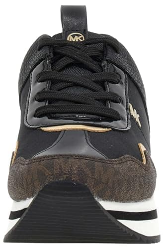 Michael Kors Women's Raina Trainer, Black/Brown, 11 - Image 2