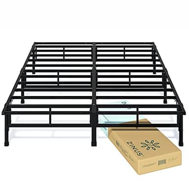ZINUS SmartBase Compack Mattress Foundation, 14 Inch Metal Bed Frame, No Box Spring Needed, Sturdy Steel Slat Support, King - Image 8