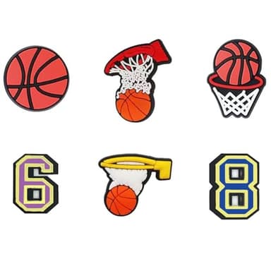 30Pcs Basketball Shoes Charms for Boys, Sports Decoration Charms for Sandals Pins Bracelet Wristband Party Favors Kids Adults Gifts - Image 4