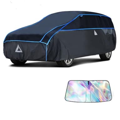 SUV Hail Protector Car Cover with Thick Multi-Layered EVA | Gift Windshield Sun Shade | Custom Fit Toyota RAV4, Honda CR-V, Nissan Rogue, Chevrolet Equinox, Outback etc. | See Size Chart | - Image 1
