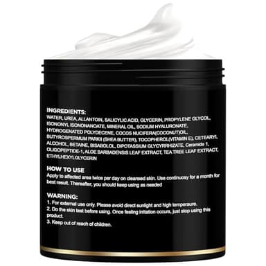 Urea Cream 40 Percent for Feet - Foot Cream for Dry Cracked Heels, 2% Salicylic Acid for Callus Remover, Maximum Strength Repair Skin, Soft & Smooth 40% Urea Lotion Moisturizer Elbows Hands Knees - Image 9