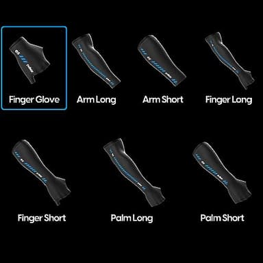 PULSAR eS ARM SLEEVE Finger Glove XL Black - Image 8