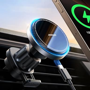 JOYROOM for MagSafe Car Mount Charger, [Fan Cooling] 15W Fast Wireless Car Charger Mount, iPhone Magnetic Car Phone Holder Fit iPhone 16Pro Max Plus Mini/15/14/13/12 - Image 9