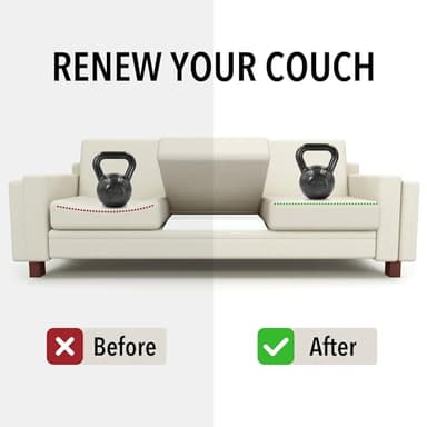 Tromlycs Sofa Couch Cushion Support for Sagging Seat Trapezoidal Furniture Seat Under Cushion Sag Repair Set of 3 - Image 3