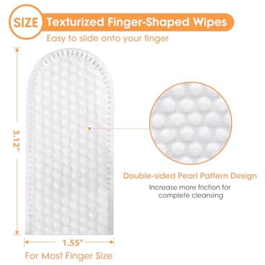 Kopmath Dog Dental Wipes, Dog Teeth Cleaning Finger Wipes, Reduce Plaque & Tartar, Freshen Breath, Safe Natural Pet Dental Care Finger Wipes for Dog & Cat, Portable & Disposable Dog Tooth Wipes, 50 Ct - Image 6