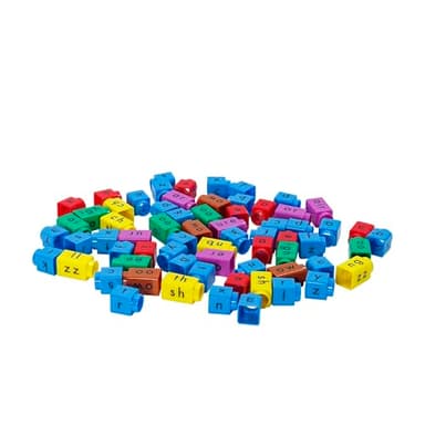 Junior Learning: Rainbow Phonics Blox: Decoding - Phase 3 - Build & Learn, 30 Activity Cards, Color Coded Blocks, Reading Development, Kids Ages 5+ - Image 5