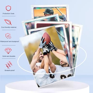 1000 Pcs Toploaders for Trading Cards, Soft Penny Sleeves Protectors Plastic Holders Fit for MTG, Baseball, Sports, Game Standard Cards - Image 3