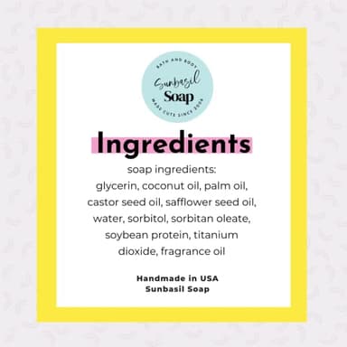 Sunbasil Soap Pastel Bunny glycerin soap Easter basket gifts - Image 6