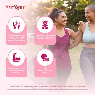 MaryRuth Organics Women's Immune Support Multivitamin Gummies | Ages 14+ | Skin Health | Gummy Vitamins for Women | Sugar-Free | Vegan | Non-GMO | 60 Count - Image 6