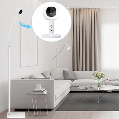 67" Adjustable Height Baby Monitor Floor Stand Holder for Nanit Pro Smart Monitor & Flex Stand,Owlet Cam/Cam 2 /Owlet Duo 2, Baby Monitor,Also Cameras with 1/4 Thread Connection - Image 5