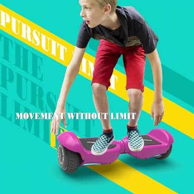 HOVERSTAR Hoverboard with Bluetooth Speaker, Self Balancing Scooters with Led Lights, Electric Hover Boards Suite to Kids, Girls, Boys, Indoor and Outdoor Use. (MATT PURPLE) - Image 3
