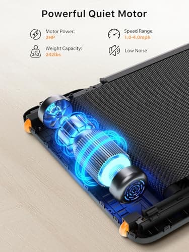 WALKINGPAD Z1 Foldable Walking Pad Treadmill for Home Office, Under Desk Treadmill with Adaptive Speed Control, Compact Design for Small Spaces, No Assembly Needed - Image 4