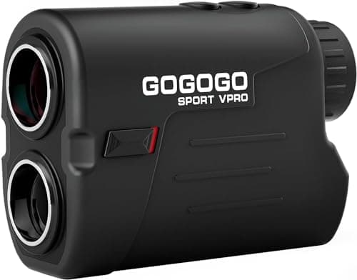 Gogogo Sport Vpro GS03 Laser Golf/Hunting Rangefinder, 1000/1200 Yards Laser Range Finder with 6X Magnification Ultra-Clear View, Lightweight, Slope, Pin-Seeker & Flag-Lock & Vibration - Image 1