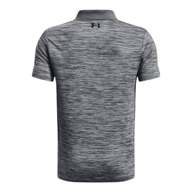 Under Armour Boys Performance Polo, (012) Pitch Gray Light Heather / / Black, Large - Image 2