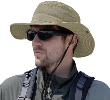 ZOORON Sun Hats for Men Women Fishing Hat UPF 50+ Wide Brim Bucket Hat Summer with UV Protection for Hiking Beach Hats - Image 1
