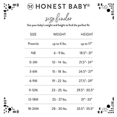 HonestBaby Organic Cotton Puff Sleeve T-Shirt Multi-Packs, 10-Pack Rainbow Girl, 6-9 Months - Image 3