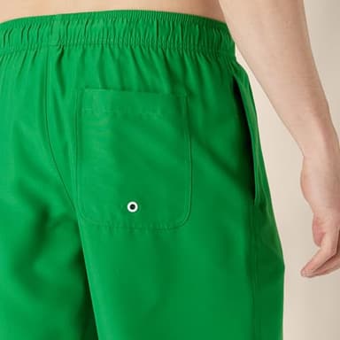 Amazon Essentials Men's 9" Swim Trunks, Dark Green, Large - Image 3