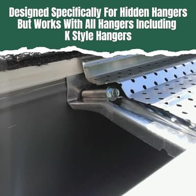 A-M Gutter Guard - Heavy Duty Lifetime Quality Aluminum Leaf & Debris Protection for 5-inch and 6-inch (5 Inch-200 Feet, Mill Finish) - Made in The USA - Image 4