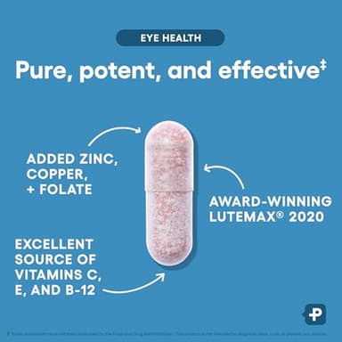 Areds 2 Eye Vitamins - Lutein, Zeaxanthin & Bilberry Extract - Supports Eye Strain, Dry Eyes, and Vision Health - 2 Award-Winning Clinically Proven Eye Vitamin Ingredients - Carotenoid Blend - Image 5