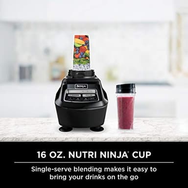 Ninja Mega Kitchen System, 1500W, 72 oz. Full-Size Blender & 8-Cup Food Processor with (2) 16 oz. To-Go Cups, Total Crushing Technology - Smoothies, Ice Crushing, Purees, Dough & More, Black, BL770 - Image 4