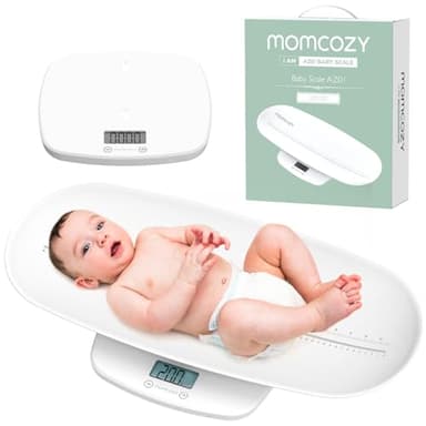 Momcozy Multi-Functional Baby Scale for Toddler, Children, Pet, Adult, Removable Scales for Body Weight & Height Measurement, Perspectives Switch, 5 Units, Digital LED Screen, Auto-Off, Up to 330lb - Image 1