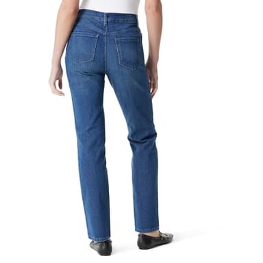 Gloria Vanderbilt Women's Amanda Classic High Rise Tapered Jean Petite, Frisco, 12 Short - Image 3