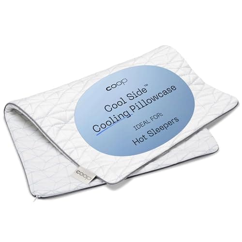 Coop Home Goods Cool Side Pillowcase, King Size Cooling Pillow Case for Hot Sleepers, Two-Sided Pillow Covers, Cozy Side & Cool Side, Ultra Soft Lulltra Cool Technology - Image 1