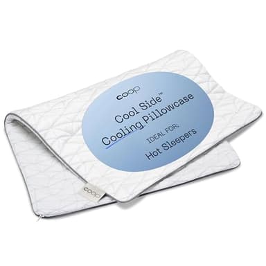 Coop Home Goods Cool Side Pillowcase, King Size Cooling Pillow Case for Hot Sleepers, Two-Sided Pillow Covers, Cozy Side & Cool Side, Ultra Soft Lulltra Cool Technology - Image 1
