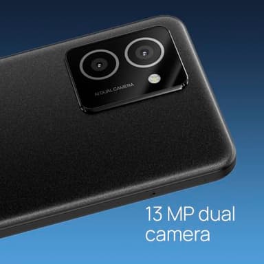 HMD Vibe | Verizon, T-Mobile, AT&T | Unlocked Smartphone | Android 14 | 2 Day Battery | 6.56" 90Hz HD+ Display | 6GB/128GB | 13MP Dual Camera | US Version | Charcoal - Image 4