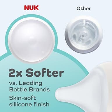 NUK Perfect Match Slow Flow 2-in-1 Natural and Anti-Colic Bottle, 5oz., 4 Pack, BPA Free - Image 3