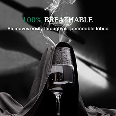 Pack N Play Blackout Cover, Hiaksedt Crib Canopy Cover for Pack and Play, Breathable Blackout Tent for Travel Crib, Portable Stretchy Netting Cover for Indoor Outdoor Travel Playard - Image 3