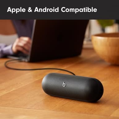 Beats Pill - Portable Bluetooth Speaker - Up to 24H Battery Life, Water Resistant, Bluetooth, Apple & Android Compatible, Seriously Loud Sound for Home, Outdoor and Travel - Matte Black - Image 6