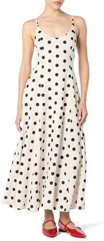 The Drop Womens Luna Scoop Neck Linen Maxi Dress - Image 3