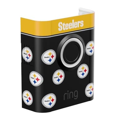 Ring Battery Doorbell Plus with All-New Official Limited-Edition NFL Faceplate | Pittsburgh Steelers - Image 3