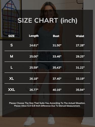 ATHMILE Women Sleeveless Basic Tops Summer Clothing Casual Ribbed Sleeveless Cami Tank Top Slim Fitted Blouses T Beach Black - Image 6