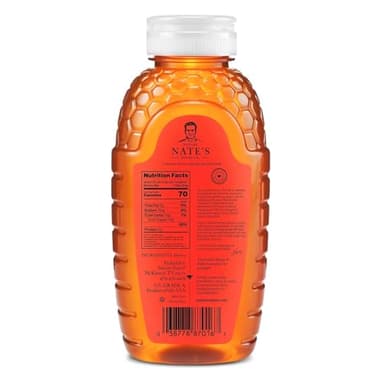 Nate's California 100% Pure, Raw & Unfiltered Honey - 16 oz. Squeeze Bottle - All-natural Sweetener - Image 6