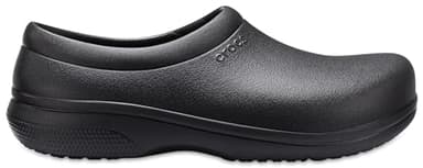 Crocs Unisex-Adult On The Clock Clogs, Slip Resistant Shoes, Black, 9 Women/7 Men - Image 4