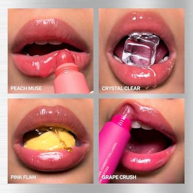 KNEMO LipLock Jelly Serum for Dry Lips, Long-Lasting, Hydrating, Plumping, Glossy Mask with Rose PDRN, Carrot Collagen, Pillow Peptide, Moisturizing Tinted Lip Balm. (Crystal Clear) - Image 5