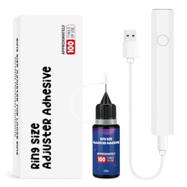 Ring Sizers for Loose Rings - 10ml Invisible Guards Adjuster for Men and Women, Spacers & Tighteners, with UV LED Lamp, Fit Any Rings Resizer, Reduces by 0.5-1.5mm - Image 7