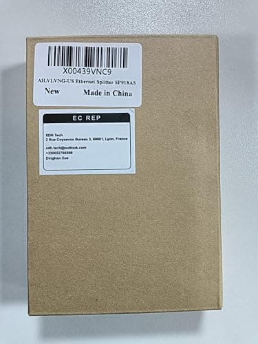 AILVLVNG Ethernet Splitter 1 to 2 1000Mbps Internet Cable Splitter 1 in 2 Out High Speed Either Network Splitter Gigabit Dual LAN RJ45 Port Router Switch Work with Cat6/7/8 Cable - Image 8