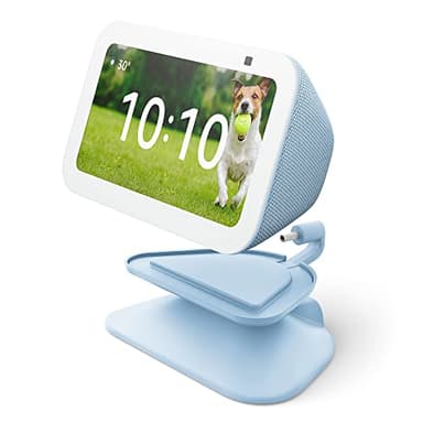 Echo Show 5 (3rd Gen) Adjustable Stand with USB-C Charging Port | Cloud Blue - Image 6