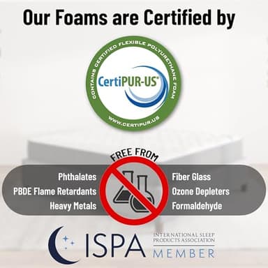 Ottomanson 9" Hybrid Twin Mattress - Rock Hard Feel - Made in USA - Individually Pocketed Coils & CertiPUR-US Foam - Fiberglass-Free - Bed in a Box - Image 6