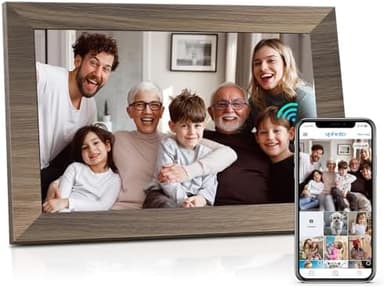 Canupdog 10.1 WiFi Digital Picture Frame, IPS Touch Screen Smart Cloud Digital Photo Frame with 16GB Storage, Wall Mountable, Auto-Rotate, Share Photos From Anywhere Via App, Email - Image 3