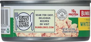 Bumble Bee Premium White Chicken, Chunk in Water, 5 oz Can (Pack of 24)- 13g Protein per Serving - Gluten Free, Keto Friendly - Image 7