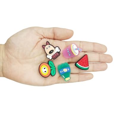 gustyuhi Lot of 30,50,100 Random Bulk Shoe Decorations and pins, Cute and Cool for DIY Accessories for Shoes, Sandals, and More (Random 30) - Image 6