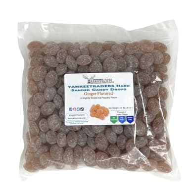 YANKEETRADERS Ginger Hard Sanded Candy Drops, 40 Oz. Bulk Bag - Image 2