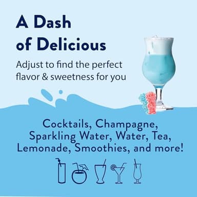 Jordan's Skinny Mixes Sugar Free Syrup, Genie Flavor, Fruit Flavored Water Enhancer, Drink Mix for Ice Tea, Lemonade & More, Zero Calorie Flavoring, Keto Friendly, 25.4 Fl Oz, 1 Pack - Image 7