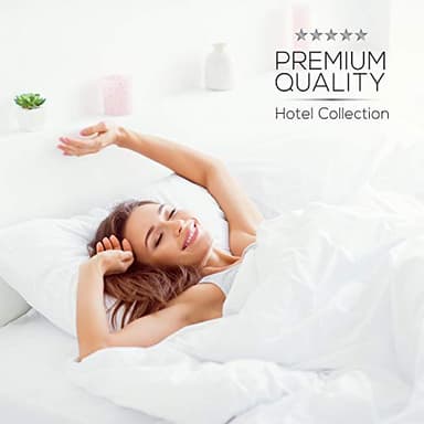 Mueller Ultratemp Bed Sheets Set, Super Soft 1800, 6 Piece California King Sheet Sets, Deep Pocket up to 16", Transfers Heat, Breathes Better, Hypoallergenic, Wrinkle-Resistant, Oeko-TEX, White - Image 7